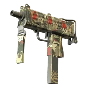 MAC-10 | Monkeyflage (Well-Worn)