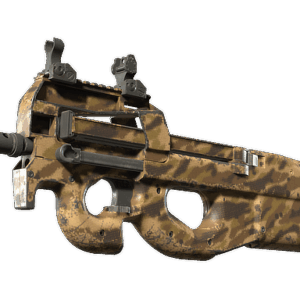 P90 | Desert Halftone (Well-Worn)