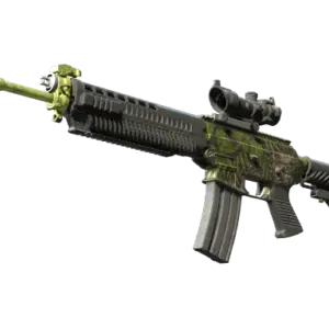 SG 553 | Lush Ruins (Well-Worn)