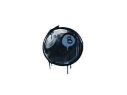 Sealed Graffiti | 8-Ball (Monarch Blue)