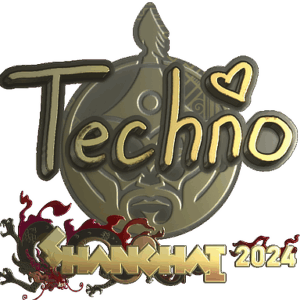 Sticker | Techno4K (Gold) | Shanghai 2024