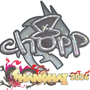 Sticker | chopper (Glitter) | Shanghai 2024