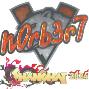 Sticker | n0rb3r7 (Glitter) | Shanghai 2024