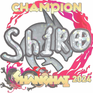 Sticker | sh1ro (Glitter, Champion) | Shanghai 2024