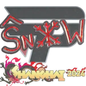 Sticker | snow (Glitter) | Shanghai 2024