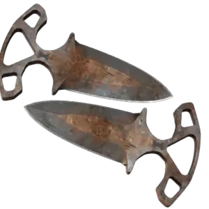 ★ StatTrak™ Shadow Daggers | Rust Coat (Battle-Scarred)