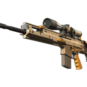 SCAR-20 | Short Ochre (Well-Worn)