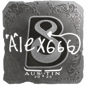 Sticker | alex666 (Foil) | Austin 2025
