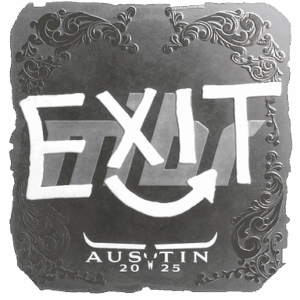 Sticker | exit (Foil) | Austin 2025