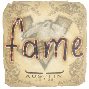 Sticker | fame | Austin 2025