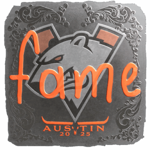 Sticker | fame (Foil) | Austin 2025