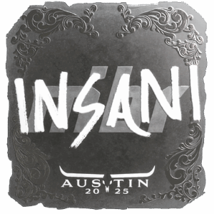 Sticker | insani (Foil) | Austin 2025