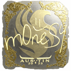 Sticker | m0NESY (Gold) | Austin 2025