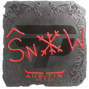 Sticker | snow (Foil) | Austin 2025