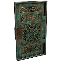 Corroded Bronze Door