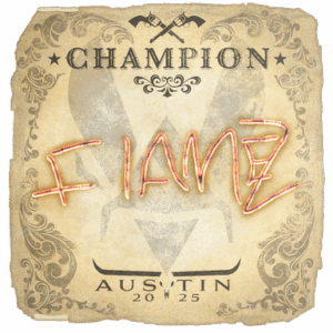 Sticker | FlameZ (Champion) | Austin 2025