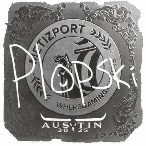 Sticker | Plopski (Foil) | Austin 2025