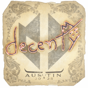 Sticker | decenty | Austin 2025
