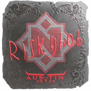 Sticker | riskyb0b (Foil) | Austin 2025