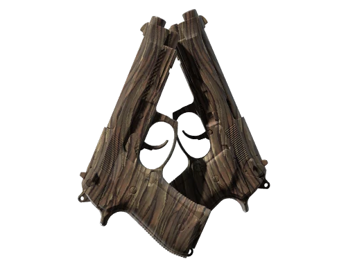 Souvenir Dual Berettas | Drift Wood (Factory New)