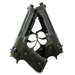 StatTrak™ Dual Berettas | Ventilators (Field-Tested)