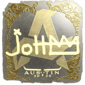 Sticker | jottAAA (Gold) | Austin 2025