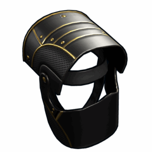 Black Gold Helmet