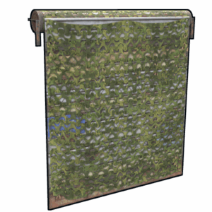 Camouflage Net Garage Door