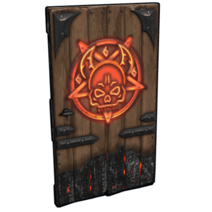 El Diablo Wooden Door