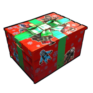 Festive Stickered Storage Box