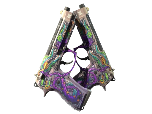 StatTrak™ Dual Berettas | Flora Carnivora (Field-Tested)