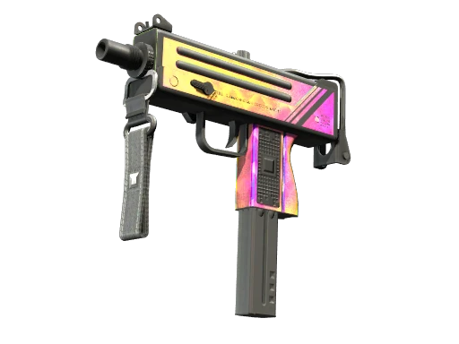 StatTrak™ MAC-10 | Disco Tech (Minimal Wear)