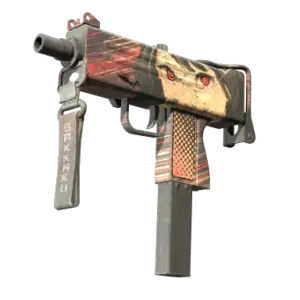 StatTrak™ MAC-10 | Sakkaku (Battle-Scarred)