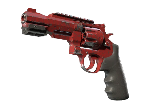 StatTrak™ R8 Revolver | Crimson Web (Well-Worn)