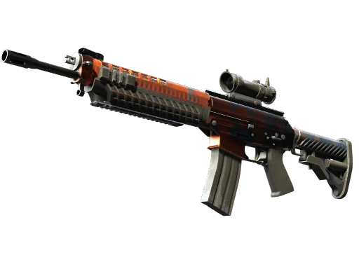 StatTrak™ SG 553 | Danger Close (Field-Tested)