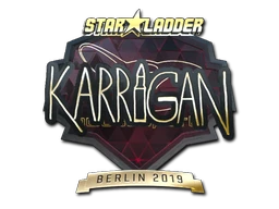 Sticker | karrigan (Gold) | Berlin 2019