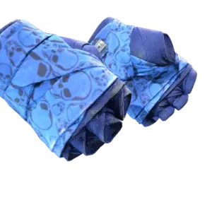 ★ Hand Wraps | Cobalt Skulls (Well-Worn)