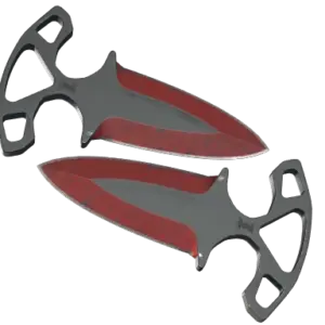 ★ Shadow Daggers | Crimson Web (Well-Worn)