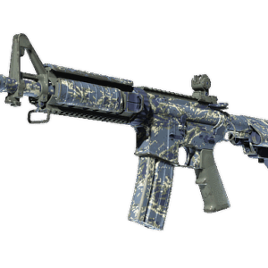 M4A4 | Naval Shred Camo (Well-Worn)