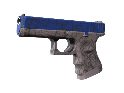 StatTrak™ Glock-18 | Blue Fissure (Minimal Wear)