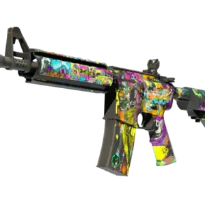 StatTrak™ M4A4 | In Living Color (Battle-Scarred)