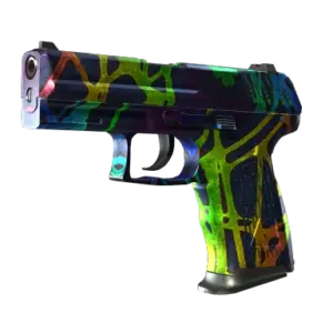 StatTrak™ P2000 | Acid Etched (Battle-Scarred)