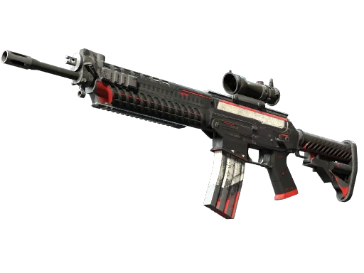 StatTrak™ SG 553 | Cyrex (Battle-Scarred)