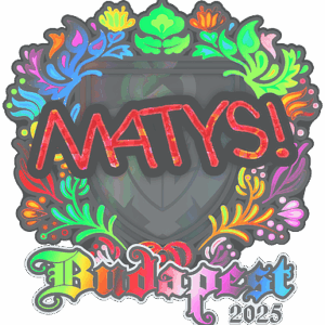 Sticker | MATYS (Holo) | Budapest 2025