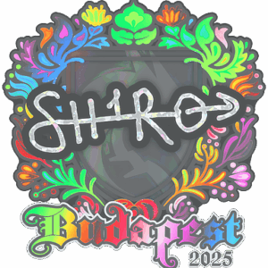 Sticker | sh1ro (Holo) | Budapest 2025