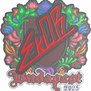 Sticker | sk0R (Embroidered) | Budapest 2025