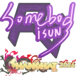Sticker | somebody | Shanghai 2024