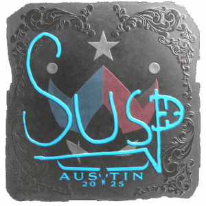 Sticker | susp (Foil) | Austin 2025