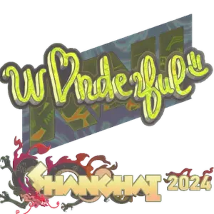 Sticker | w0nderful (Holo) | Shanghai 2024