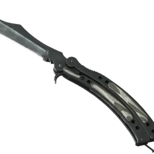 ★ Butterfly Knife | Black Laminate (Well-Worn)